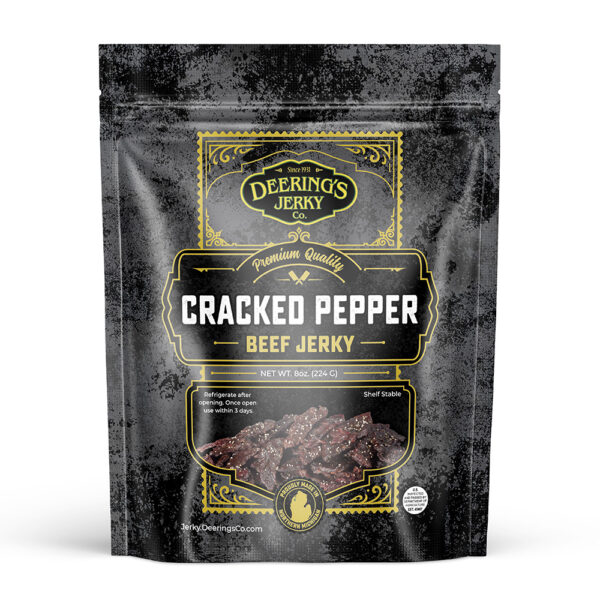 Deering's Cracked Pepper Beef Jerky