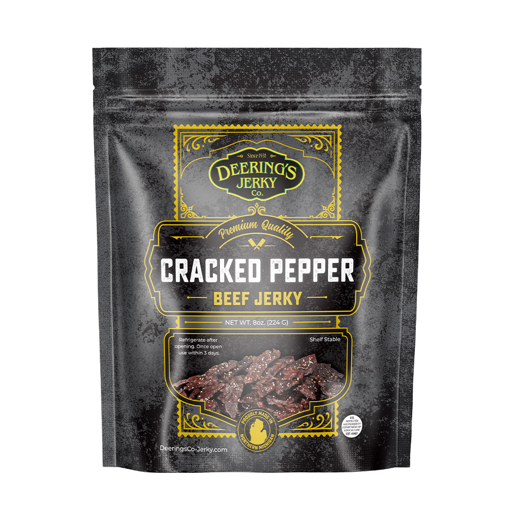 Deering's Cracked Pepper Beef Jerky